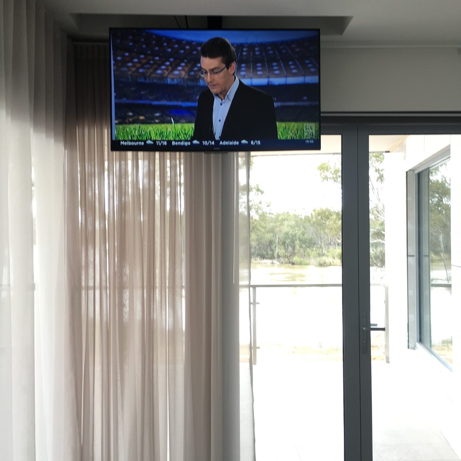 Ceiling Drop TV